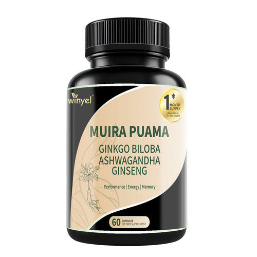 Muira Puama, Ginseng, Ashwagandha, Ginkgo & Tribulus Complex