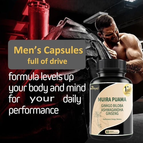 Muira Puama, Ginseng, Ashwagandha, Ginkgo & Tribulus Complex