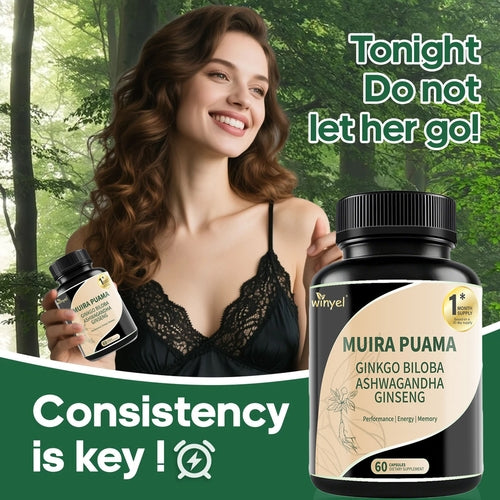 Muira Puama, Ginseng, Ashwagandha, Ginkgo & Tribulus Complex